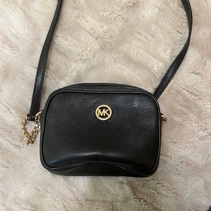 Black small Michael Kors crossbody purse